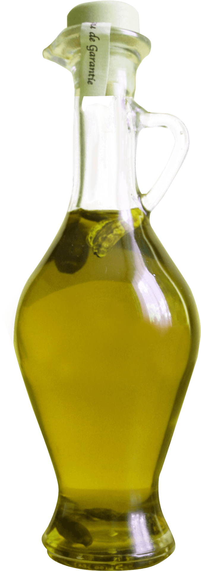 Glass Olive Oil Bottle PNG