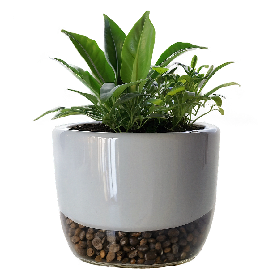 Glass Plant Pot Png Qmr PNG