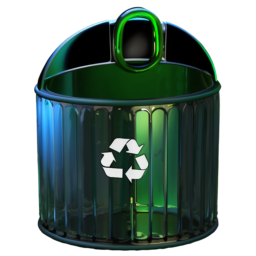 Glass Recycle Bin Png 06132024 PNG