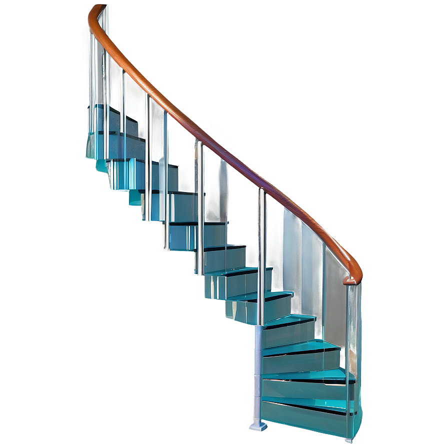 Glass Spiral Staircase Png Bjm PNG