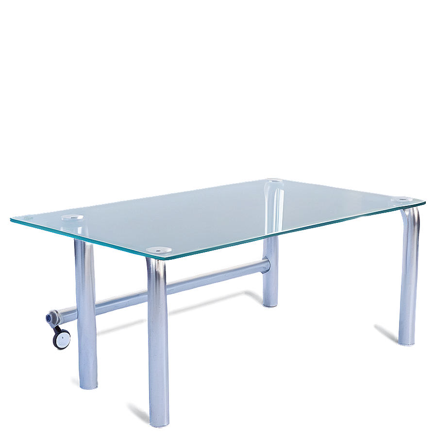 Glass Top Desk Png 05042024 PNG