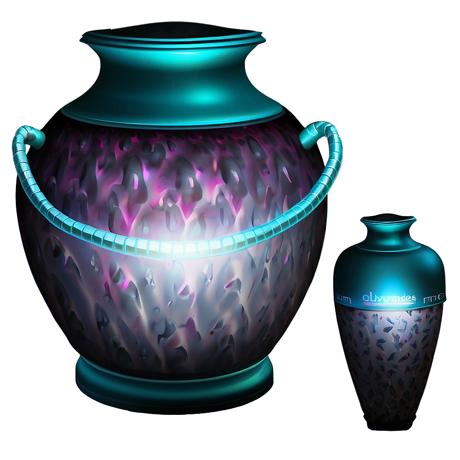 Glass Urn Visual Png 06132024 PNG