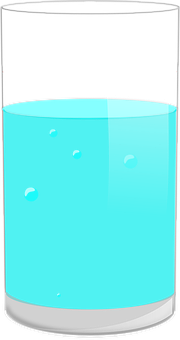 Glassof Water Vector Illustration PNG