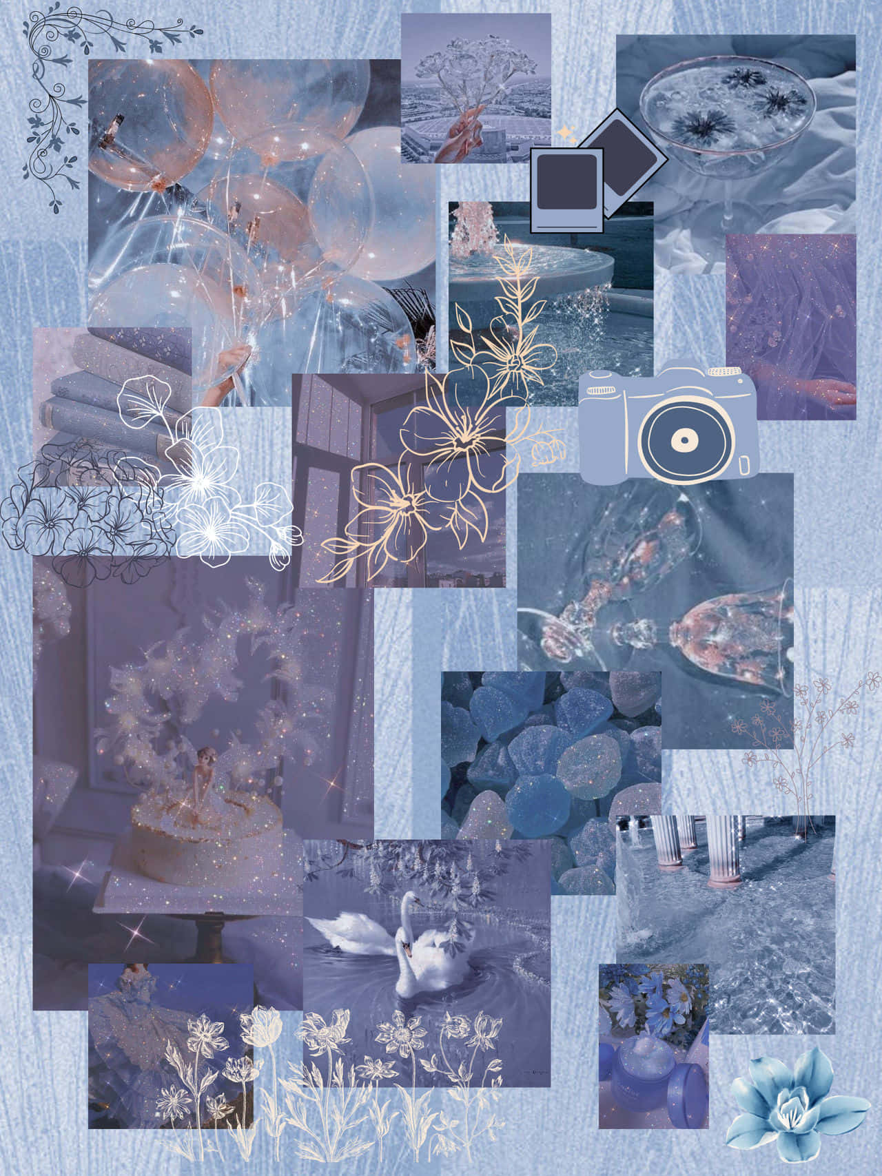 Glaucous Collage Aesthetic.jpg Wallpaper