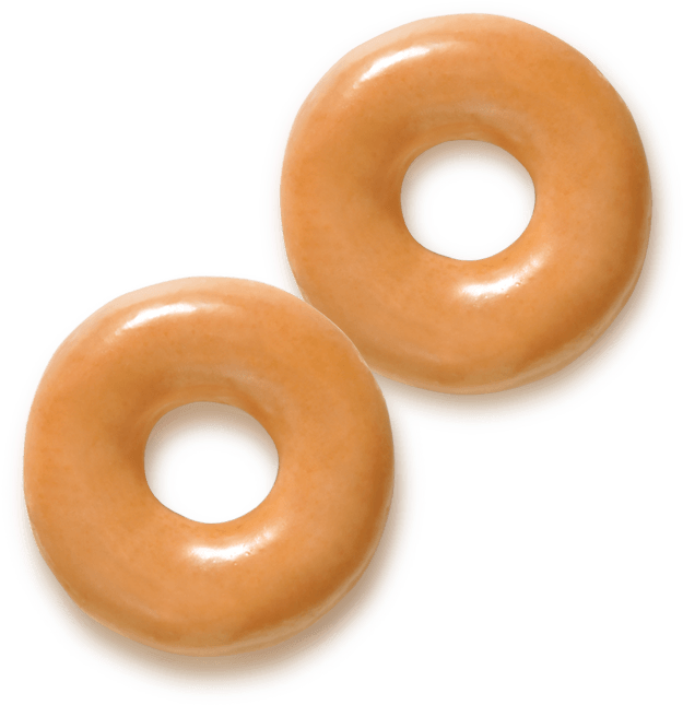 Glazed Doughnuts Top View.png PNG
