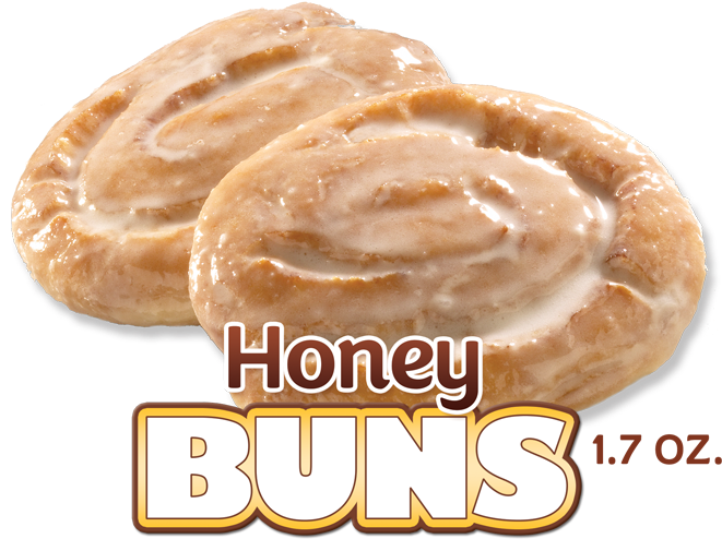 Glazed Honey Buns Product Image PNG