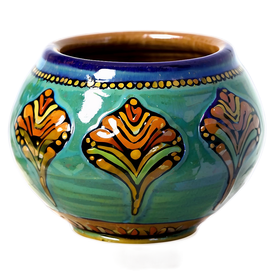 Glazed Pottery Artwork Png Rwx24 PNG