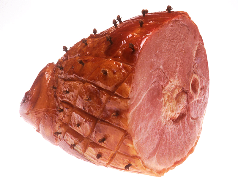 Glazed Whole Ham Cutout PNG