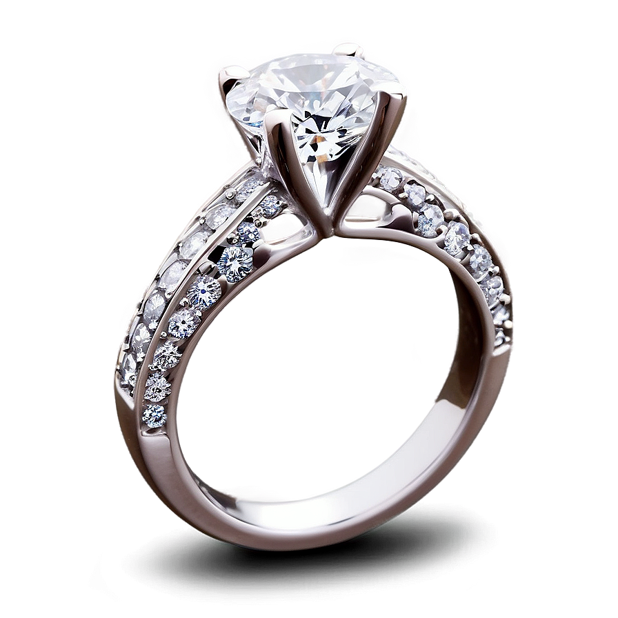 Gleaming Diamond Ring Png Krr56 PNG