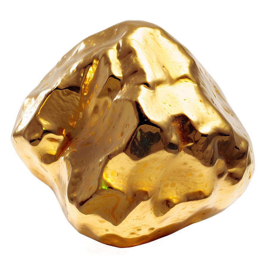 Gleaming Gold Nugget Png Uou81 PNG