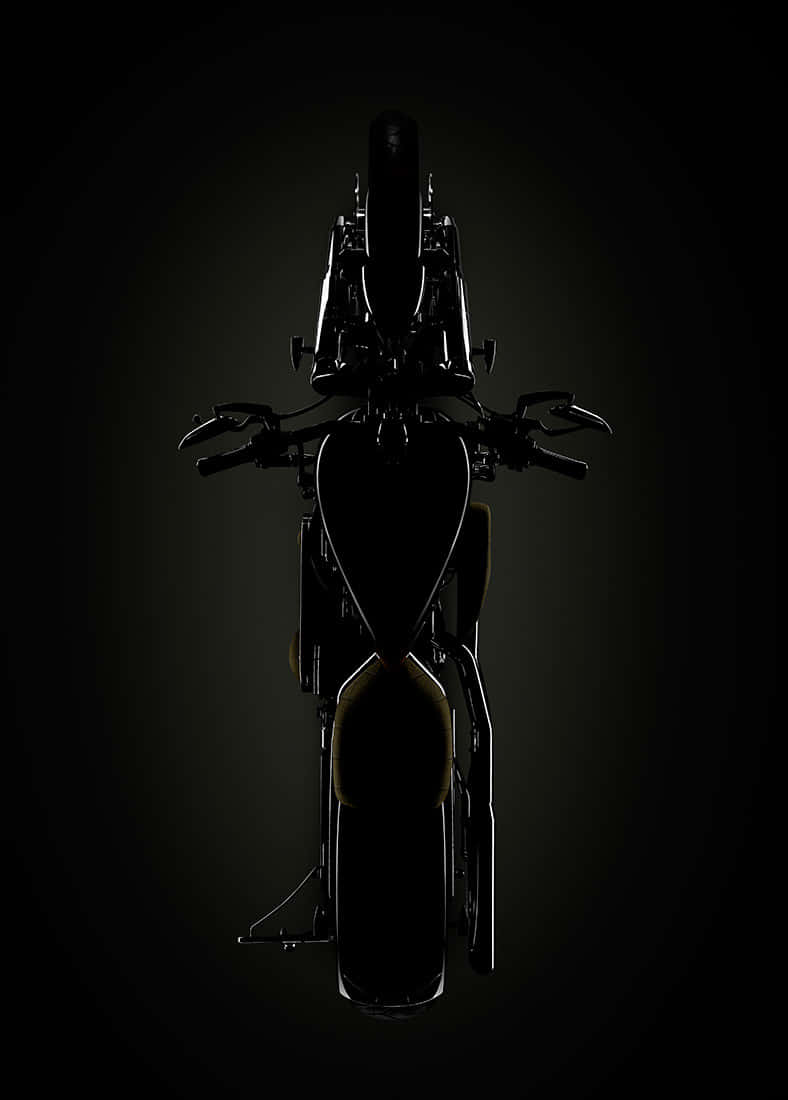 Skinne Lauge Jensen Motorsykkel Under Solen Bakgrunnsbildet