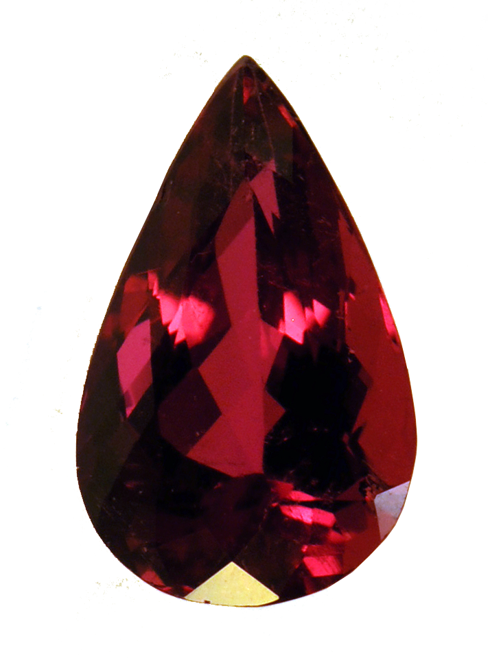 Download Gleaming Red Teardrop Gemstone.png | Wallpapers.com
