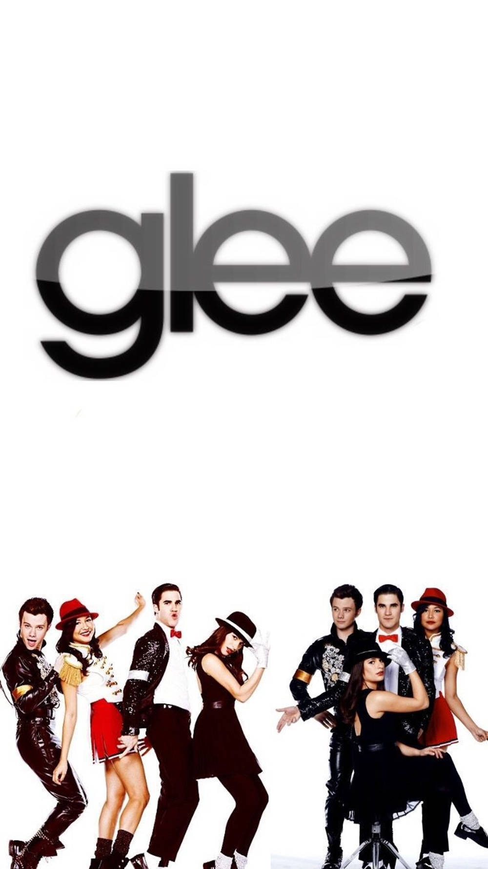 Glee Cast Members Fashion Night Out Wallpaper
