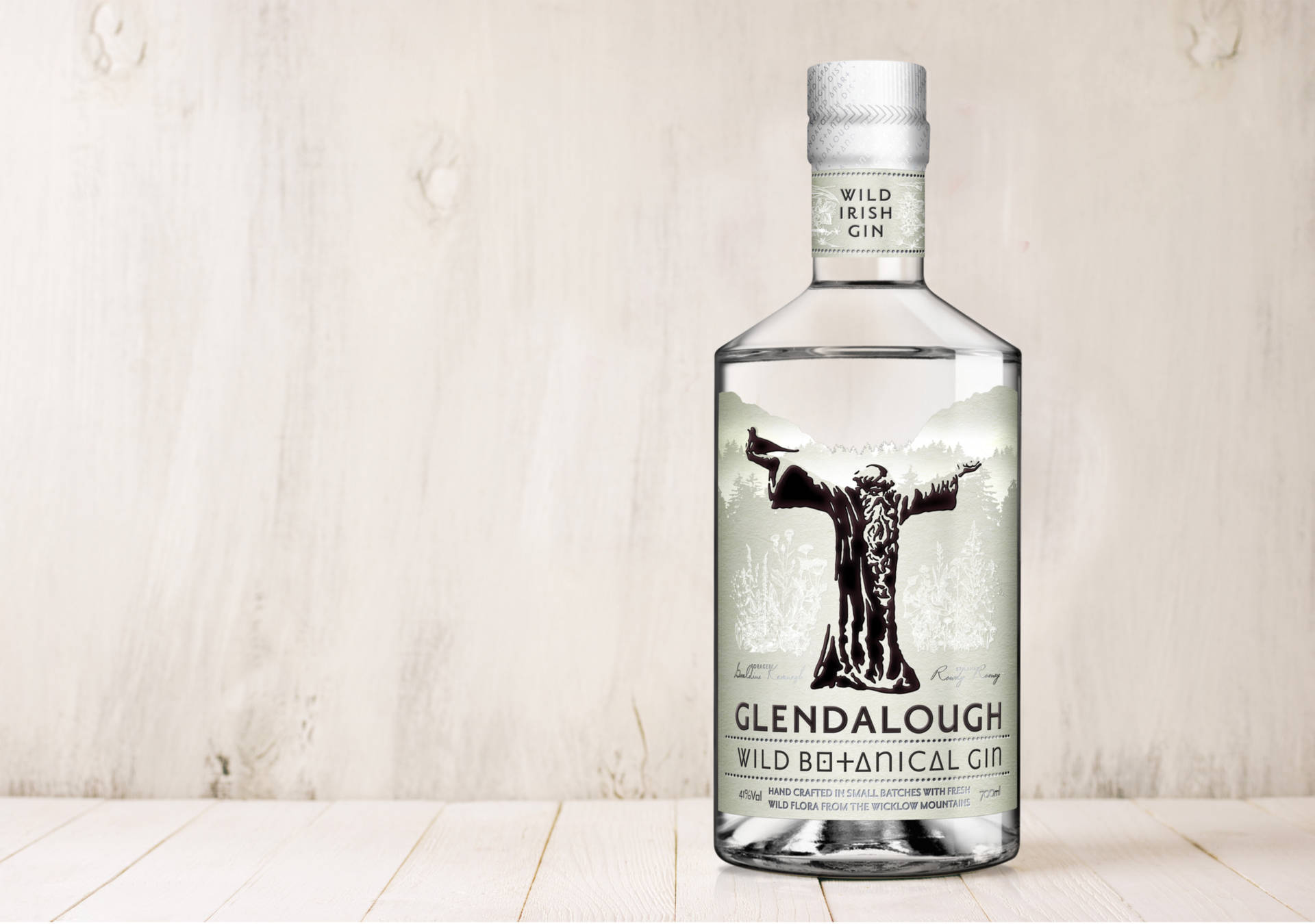 Glendalough Wild Gin Alcohol Bottle Wallpaper