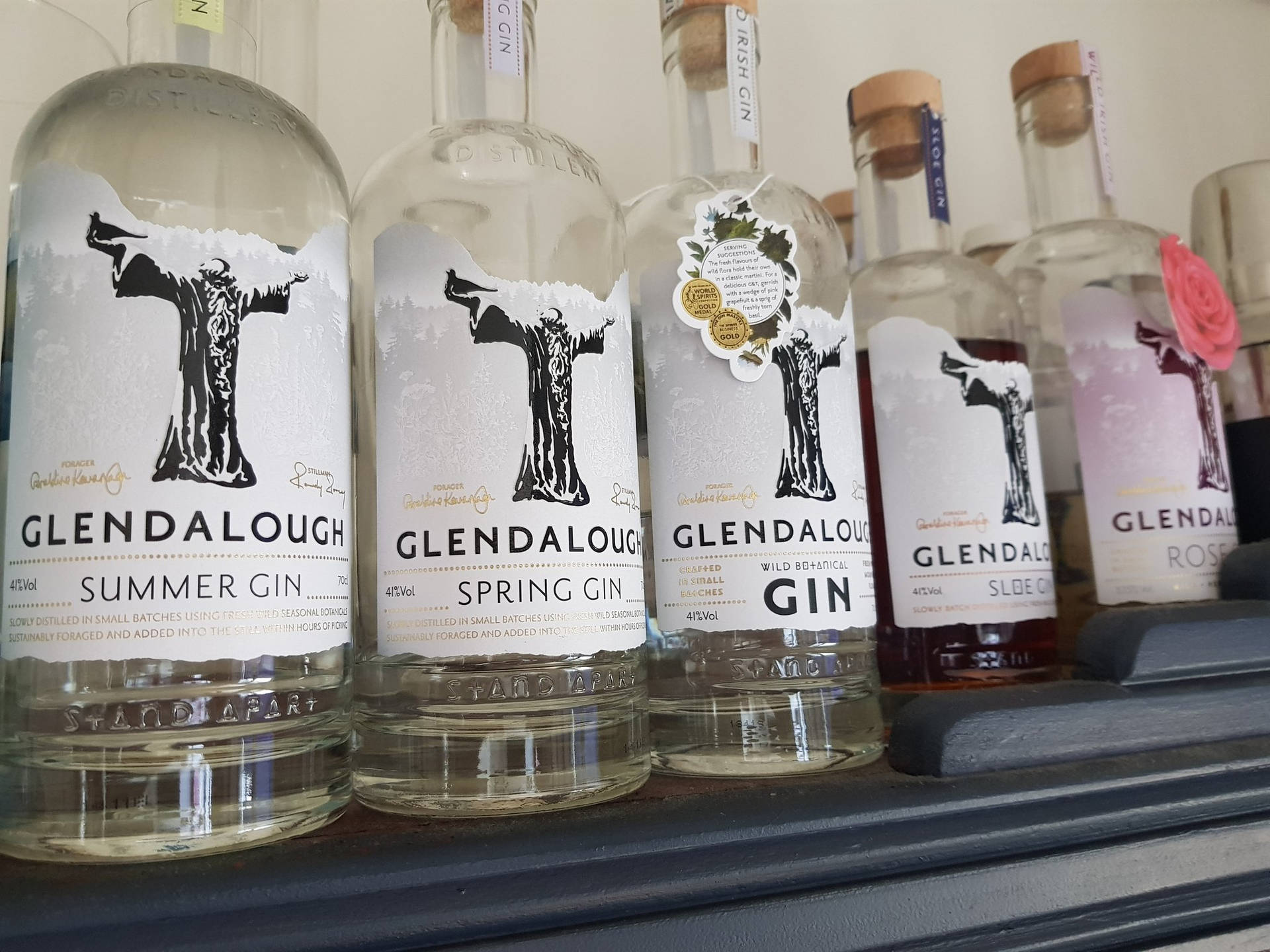 Glendalough Wild Gin Spring Summer Wallpaper