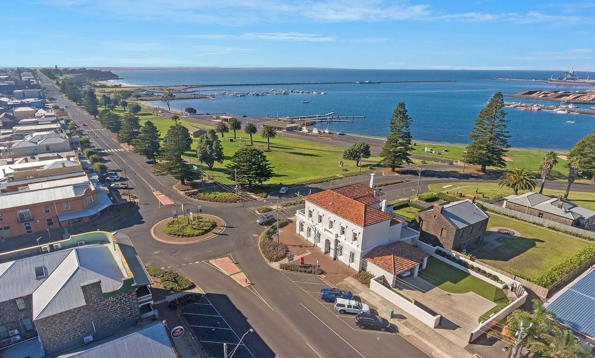 Glenelg Aerial View Coastline Adelaide Wallpaper