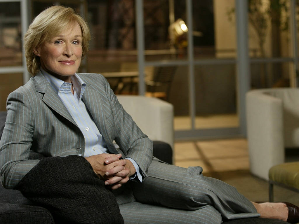 Caption: Glenn Close in a Scene from Damages TV Show Wallpaper