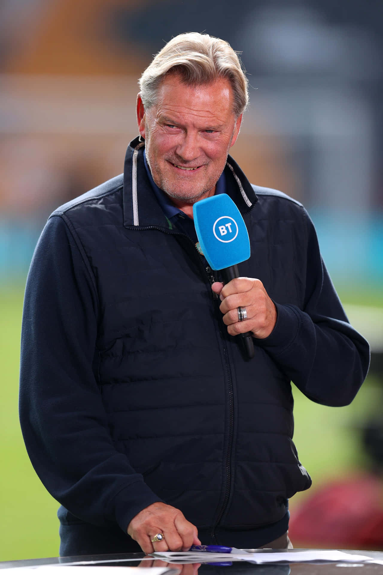Glenn Hoddle English Football Commentator Picture
