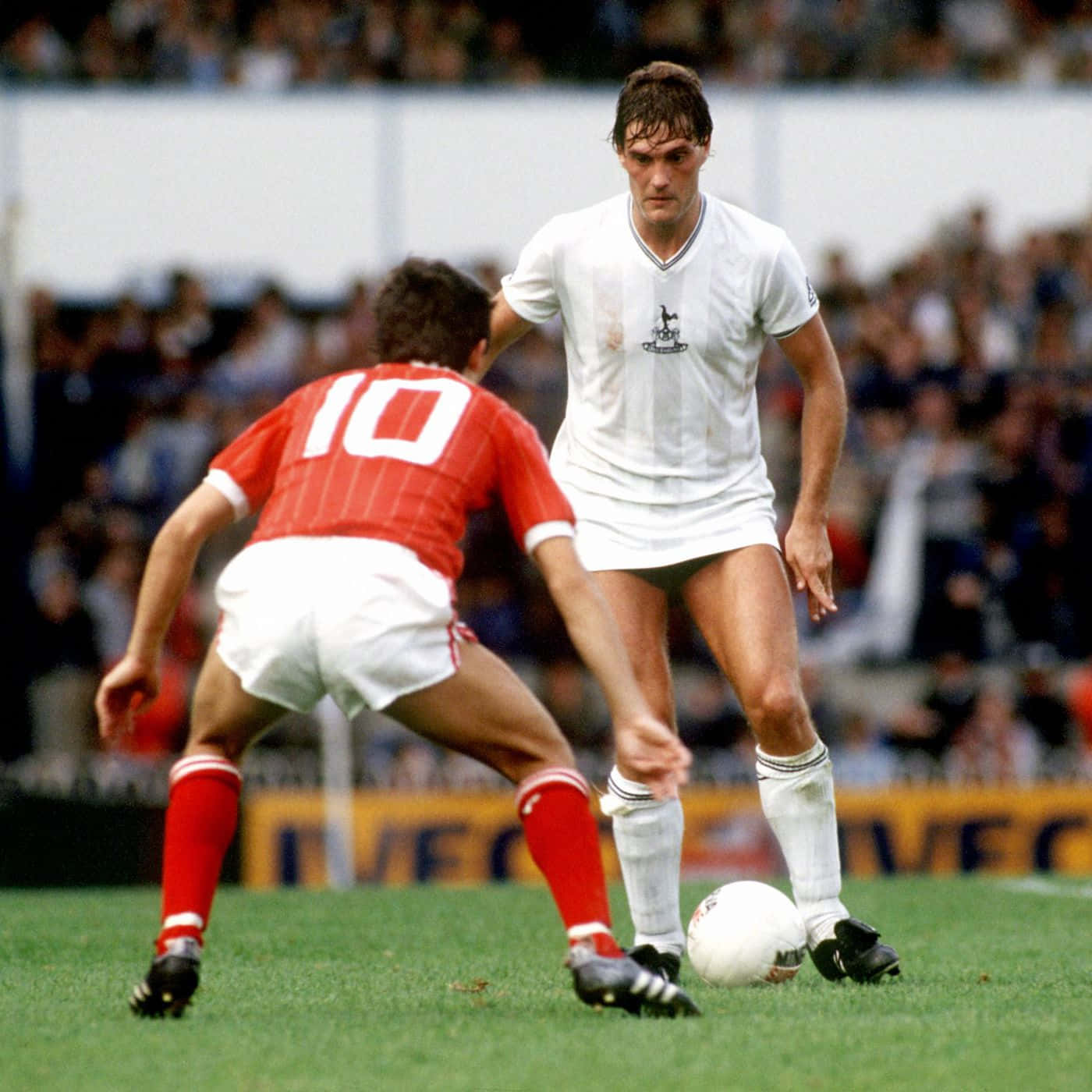 Glenn Hoddle Young Football Match Picture