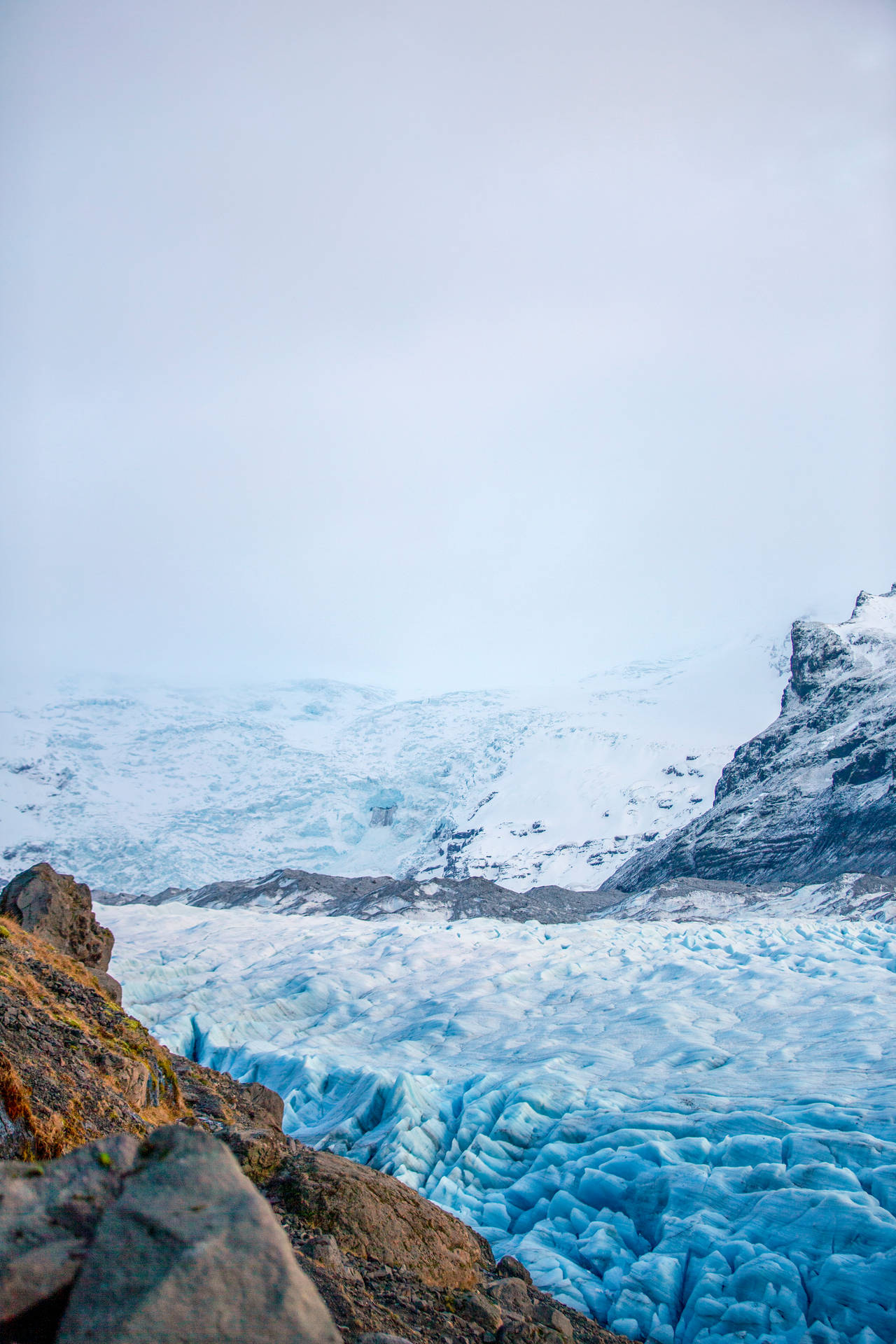 Gletscher-udjævnet Hd Bjerg Wallpaper