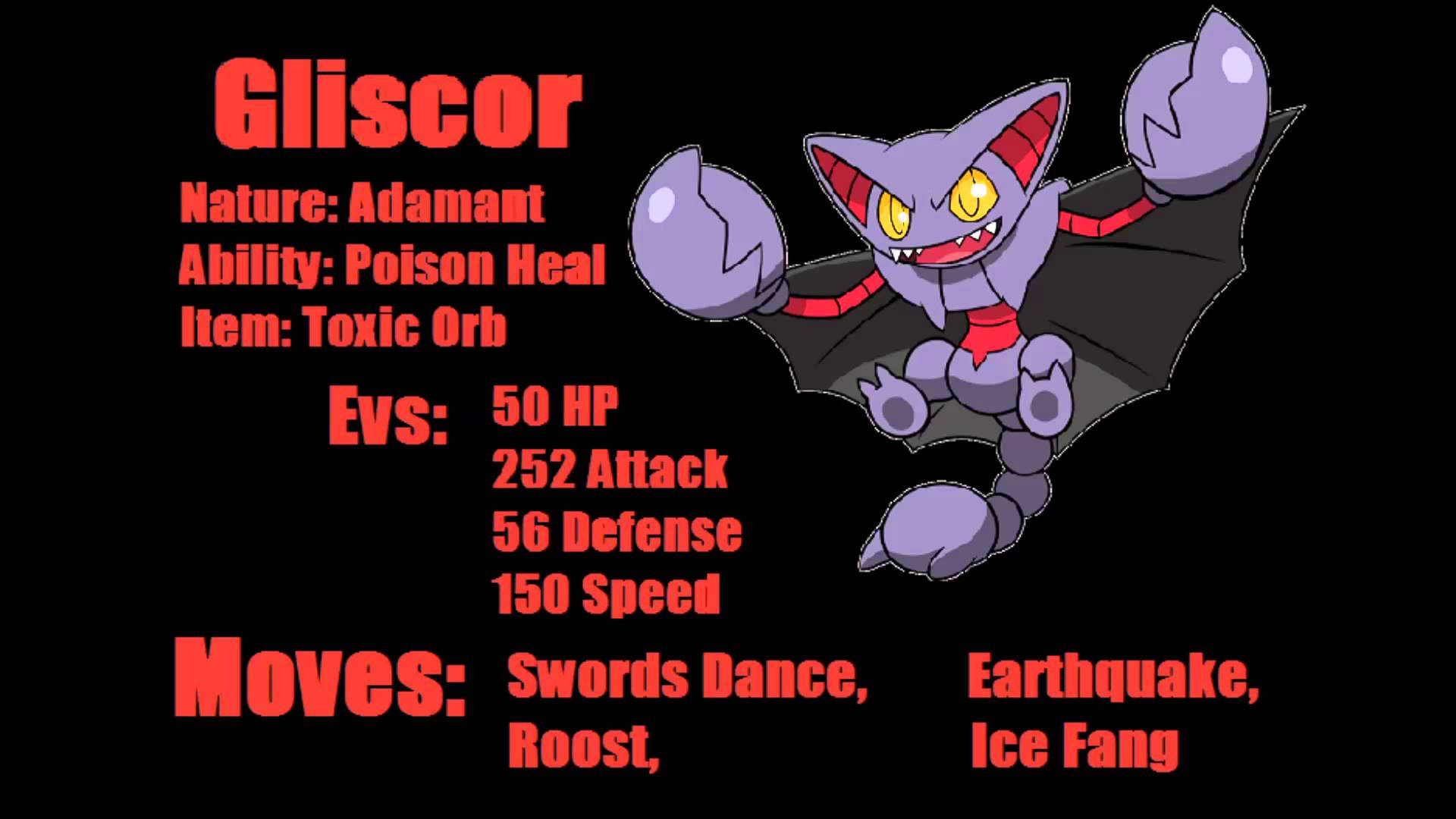 Gliscor Pokémon Information Wallpaper