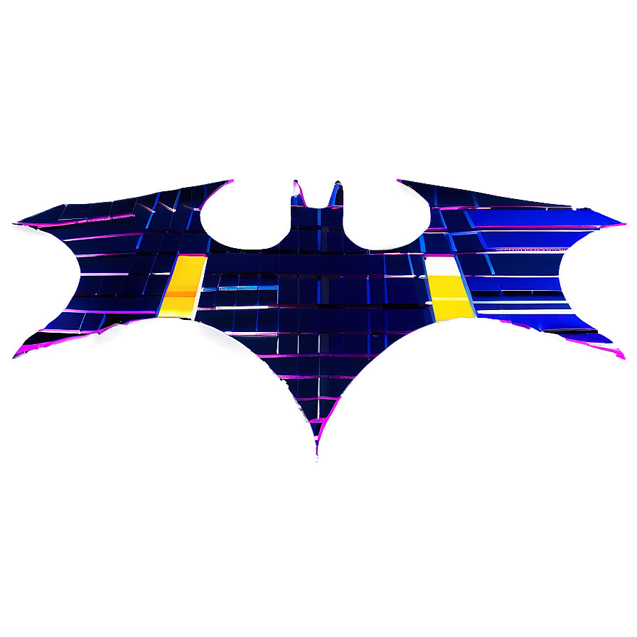 Glitch Art Batman Logo Png Iyw PNG