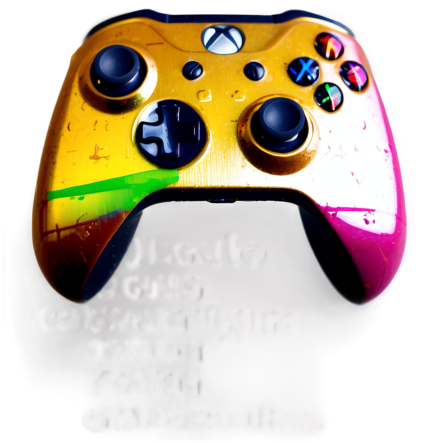 Glitch Art Xbox Controller Png Slf PNG