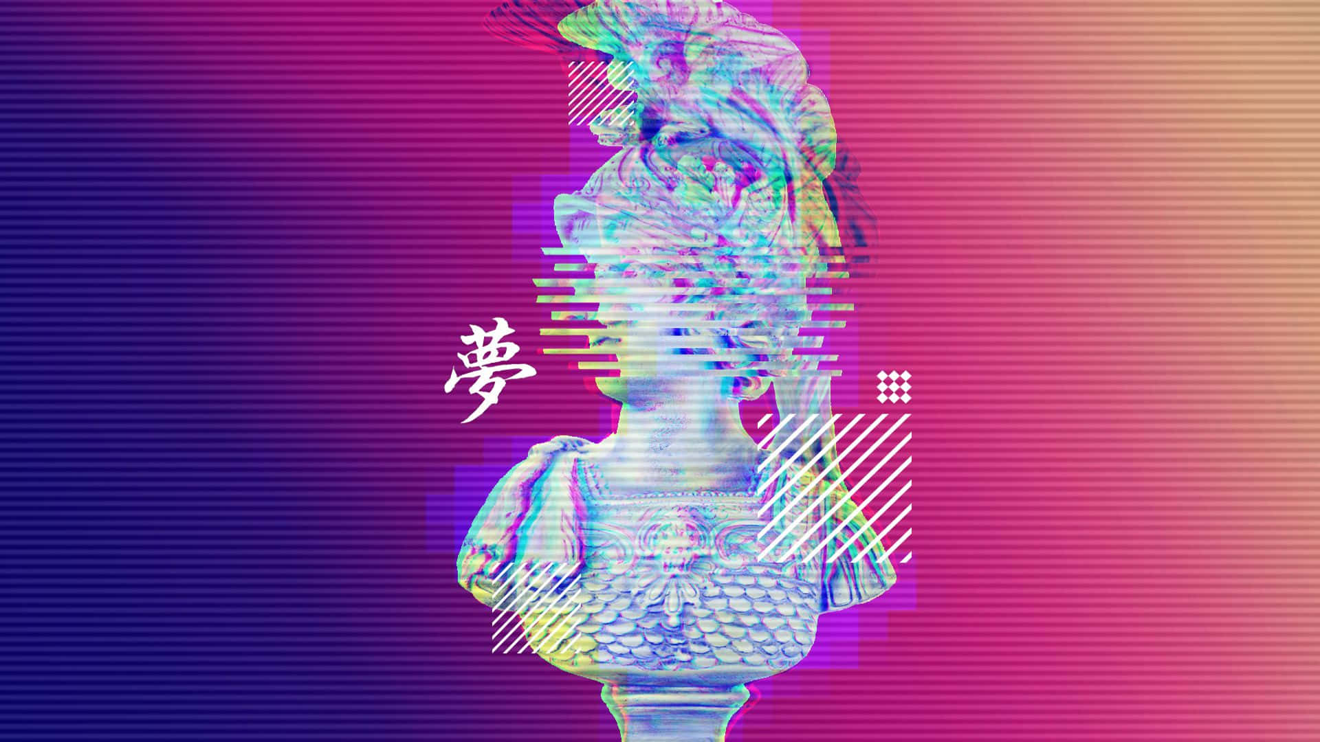 Unleash your creativity with this glitchy background