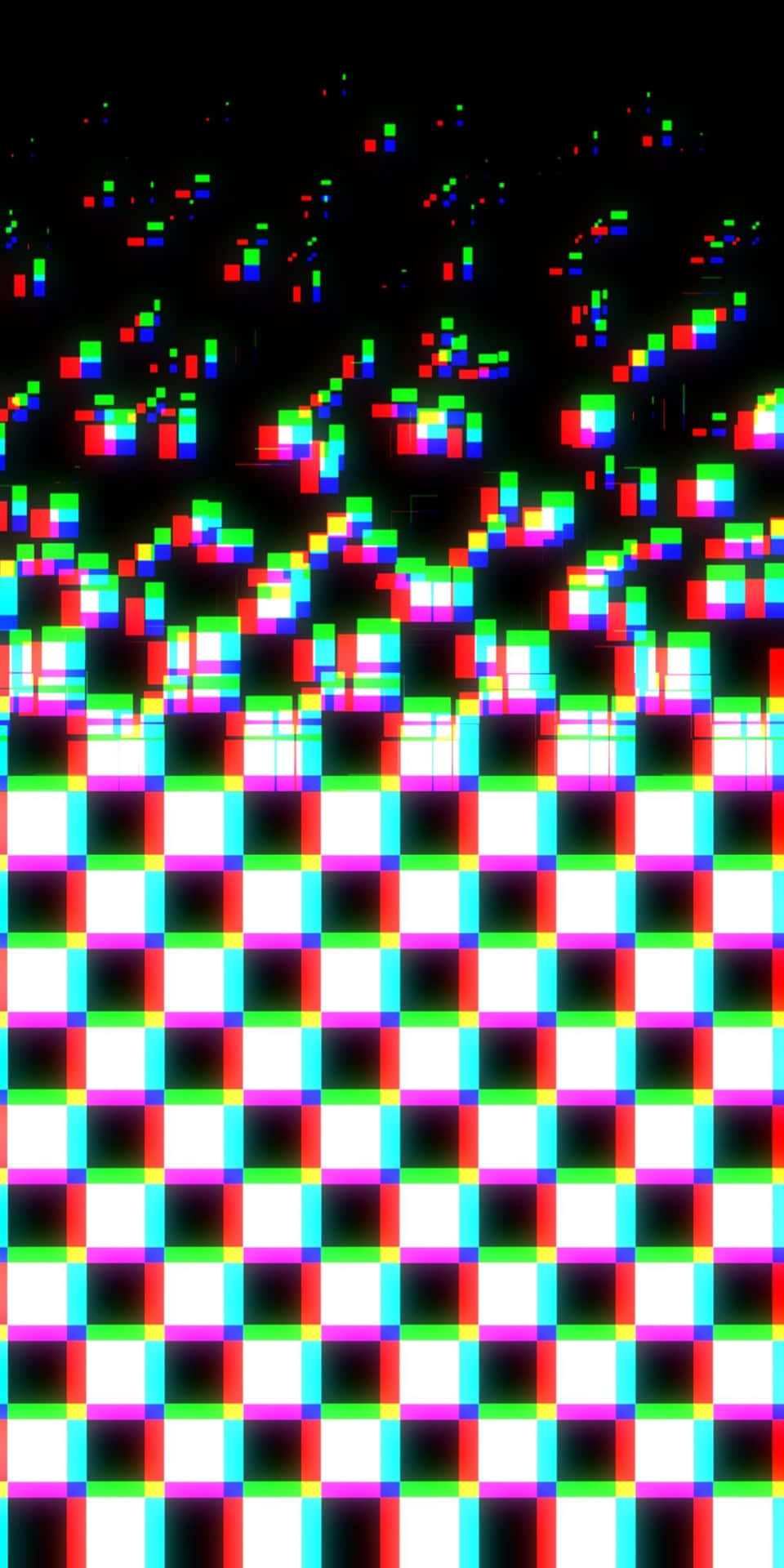 Glitcheffekt Hintergrund Mit 1224 X 2447 Auflösung.