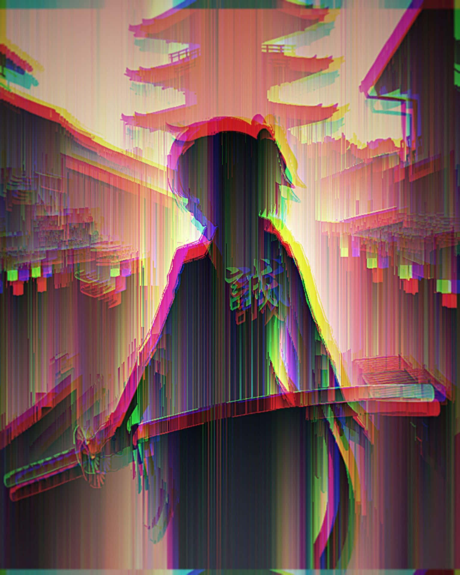 Glitcheffekt Hintergrund Mit Den Maßen 1638 X 2048