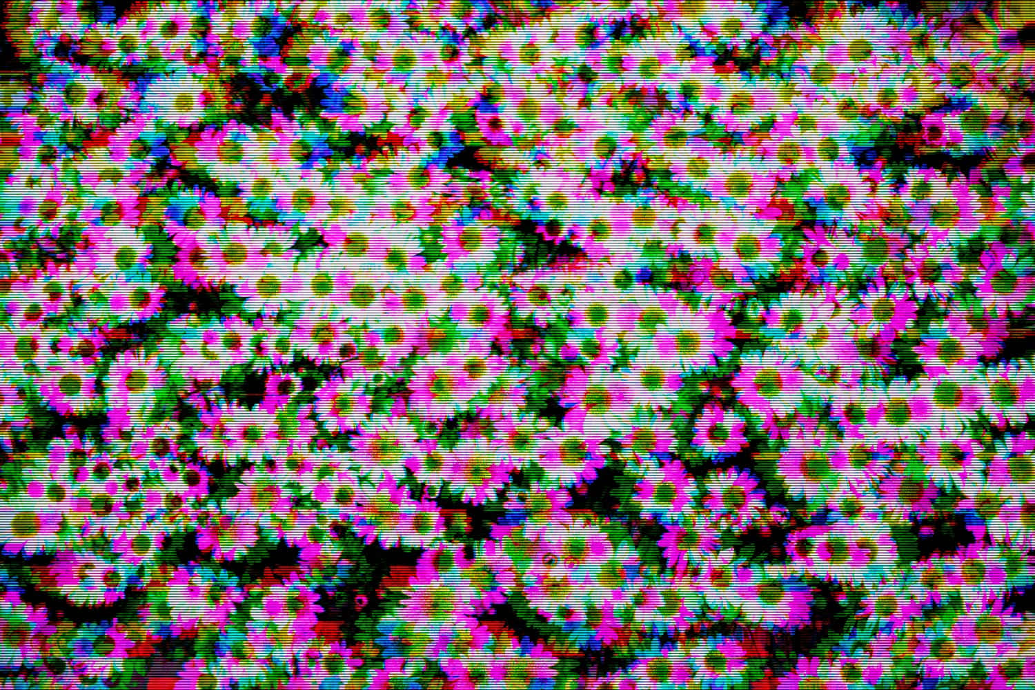 Uncaleidoscopio Mozzafiato Di Colore, Forma E Luce Sfondo