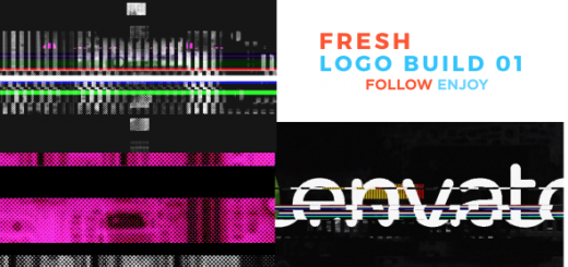 Glitch Effect Logo Preview PNG