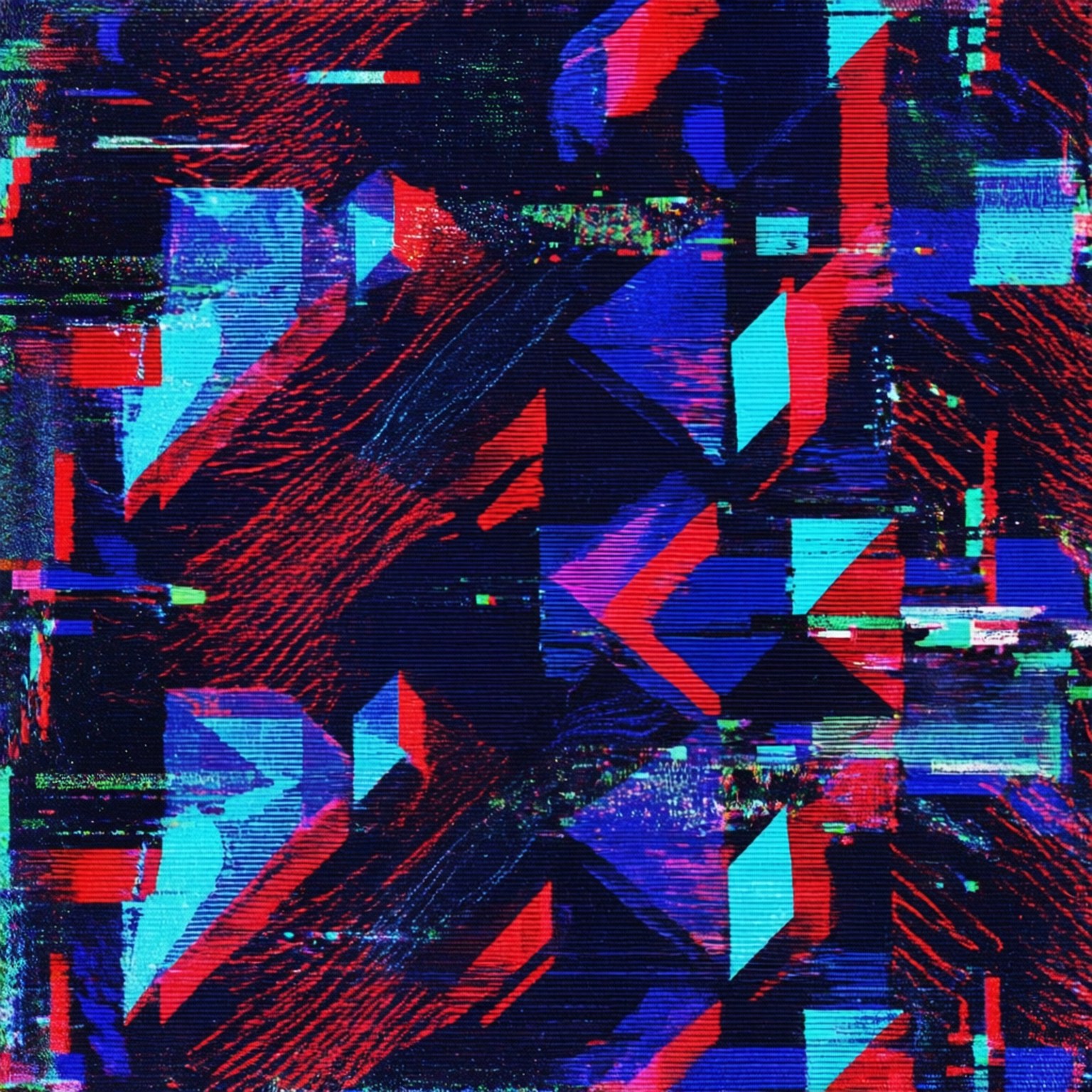 Padrão Glitch Papéis de Parede