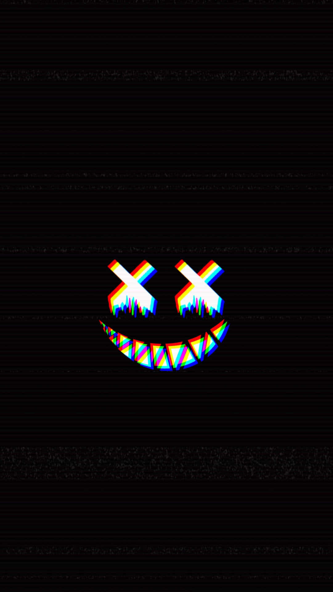 Glitch_ Smile_ Artwork Wallpaper