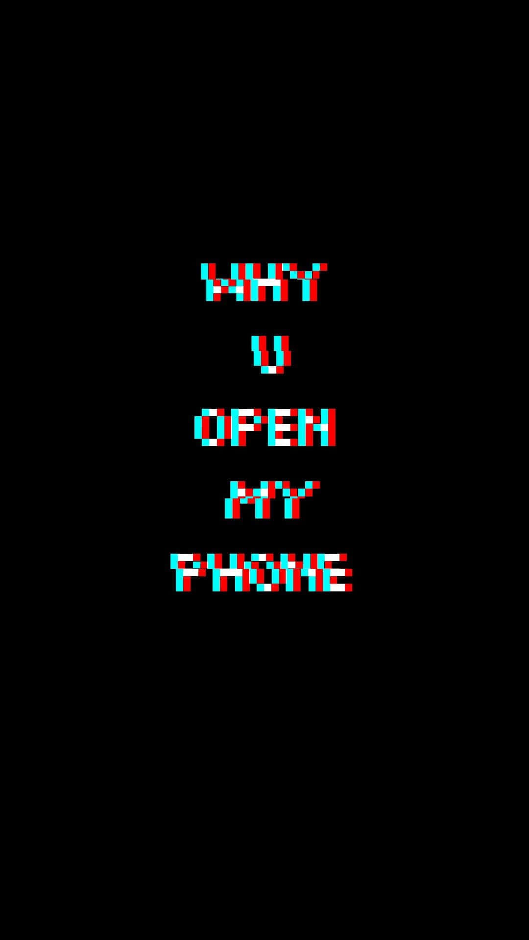 Glitch Text_ Dark Aesthetic.png Wallpaper