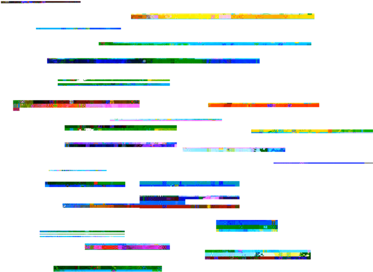 Glitched Image Distortion PNG