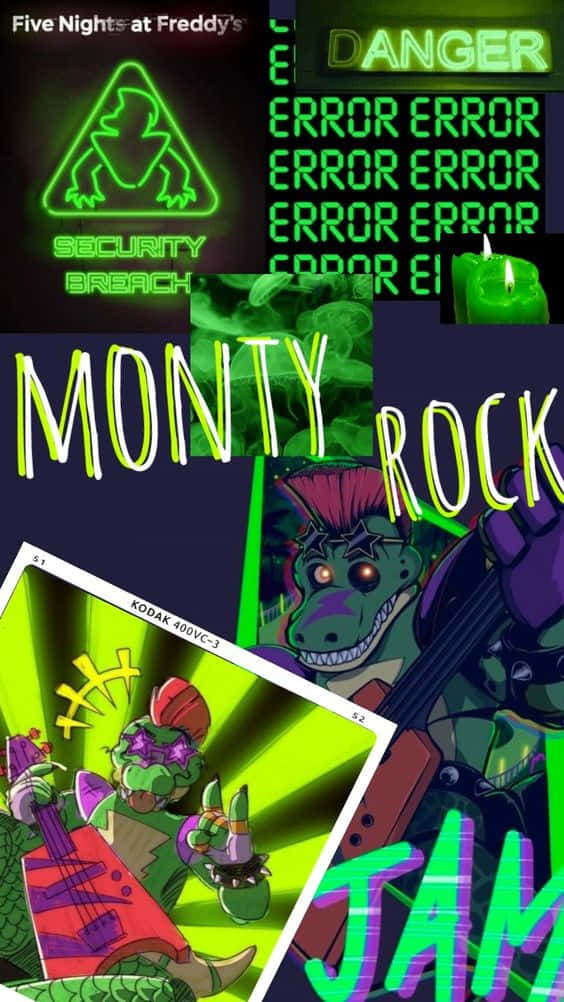 A Poster With The Words Mony Rock Jam Wallpaper