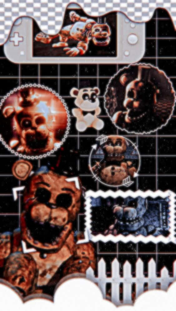Fem nætter hos Freddy's - teddybjørne kommer til live Wallpaper