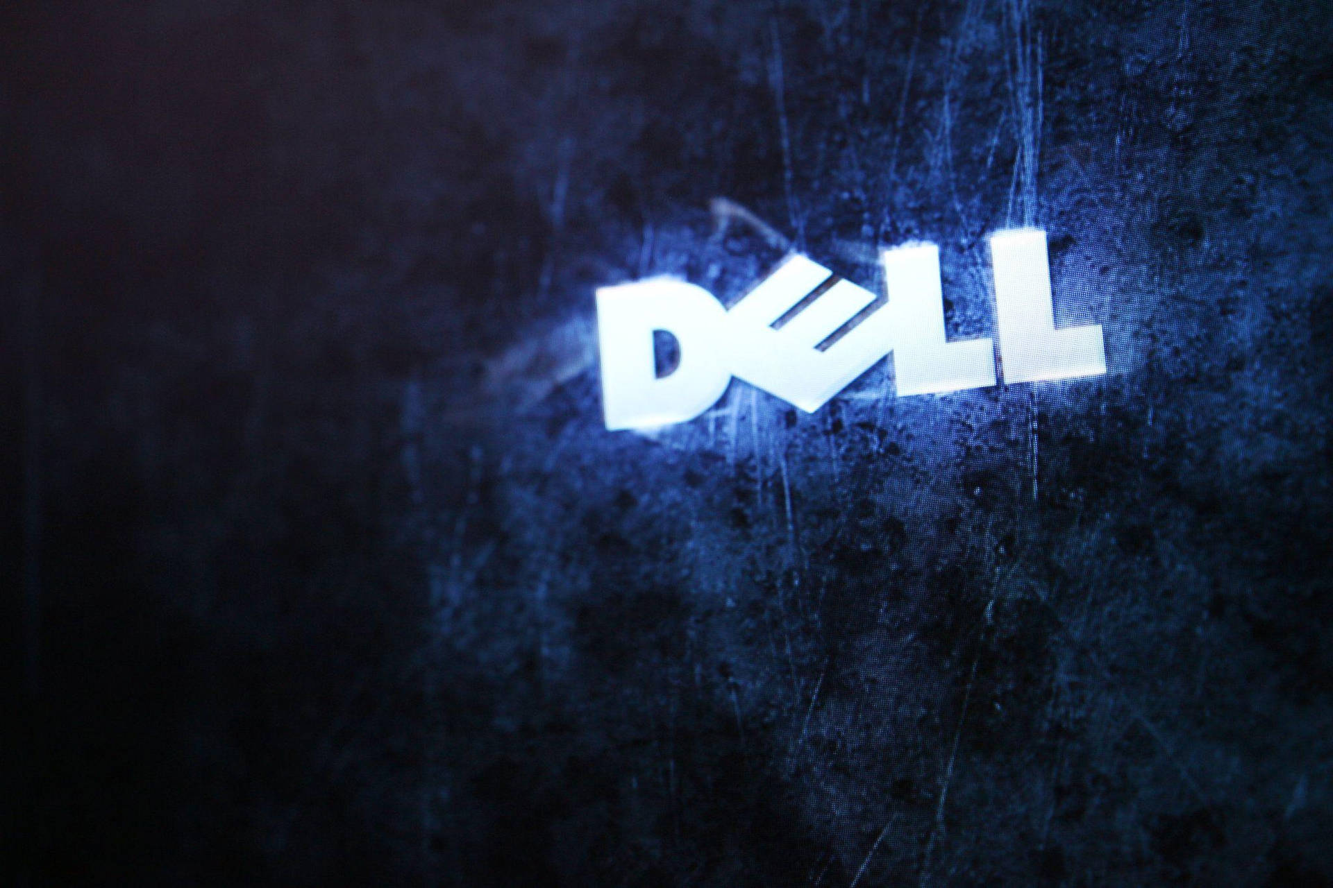 Glitchy Dell Hd-logo Wallpaper