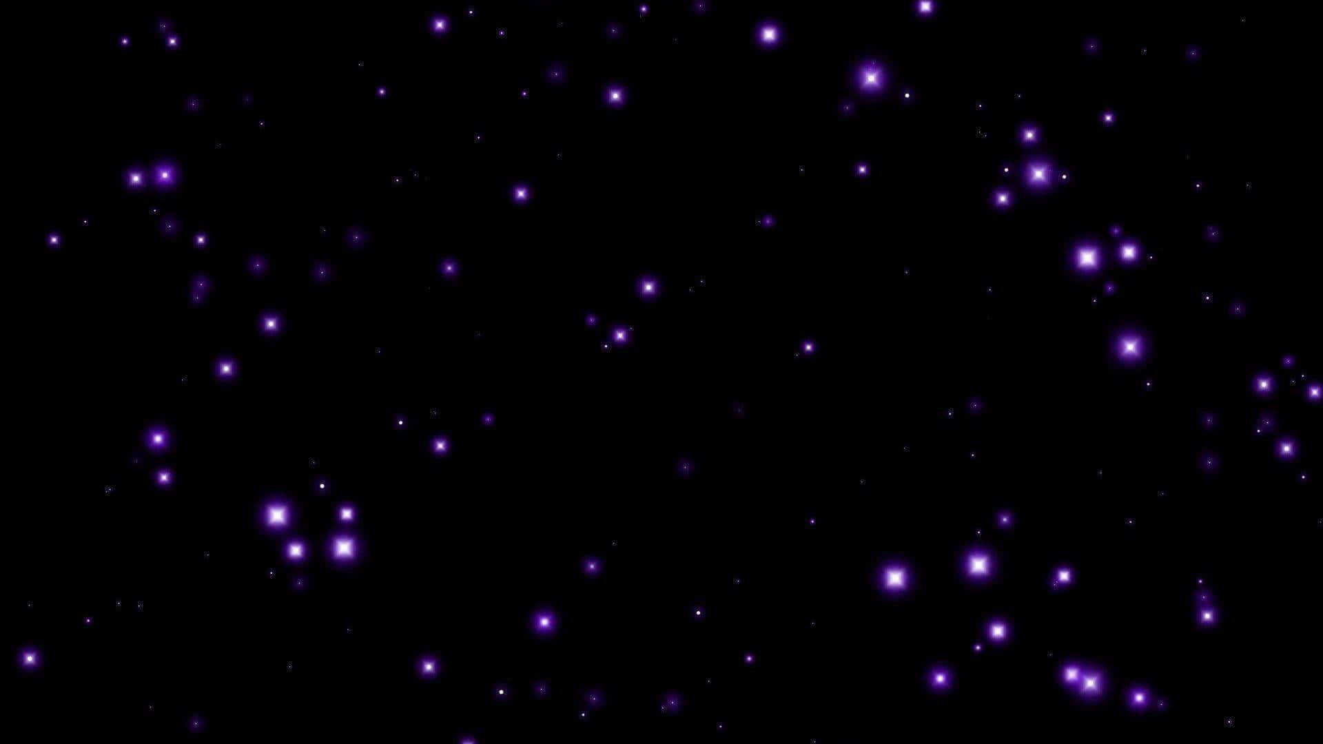 Purple Stars In The Sky Wallpaper