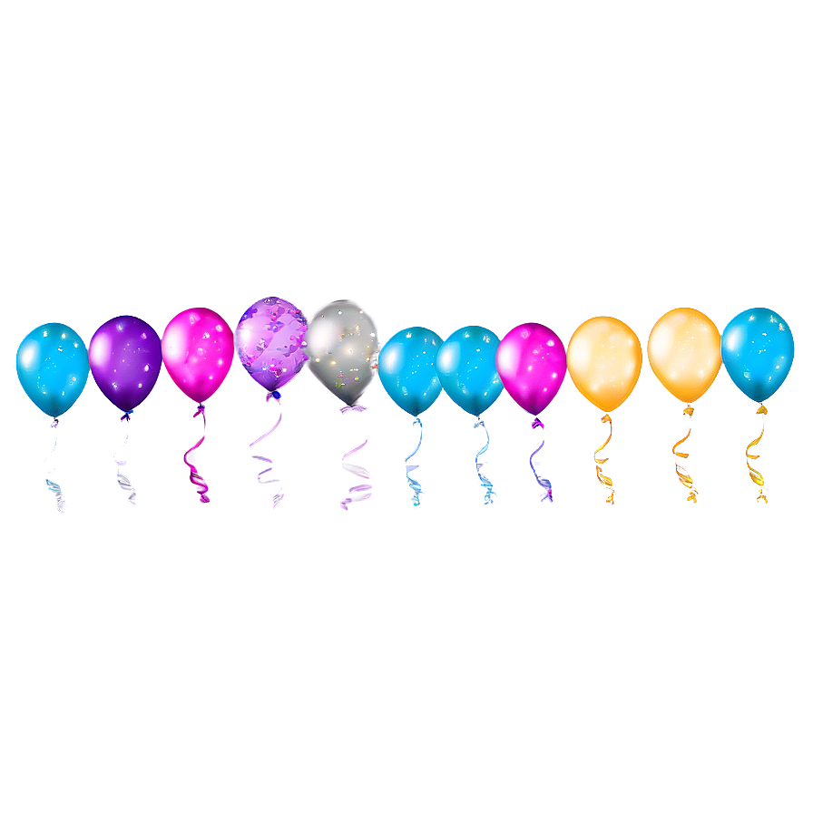 Glitter Balloon Png 65 PNG