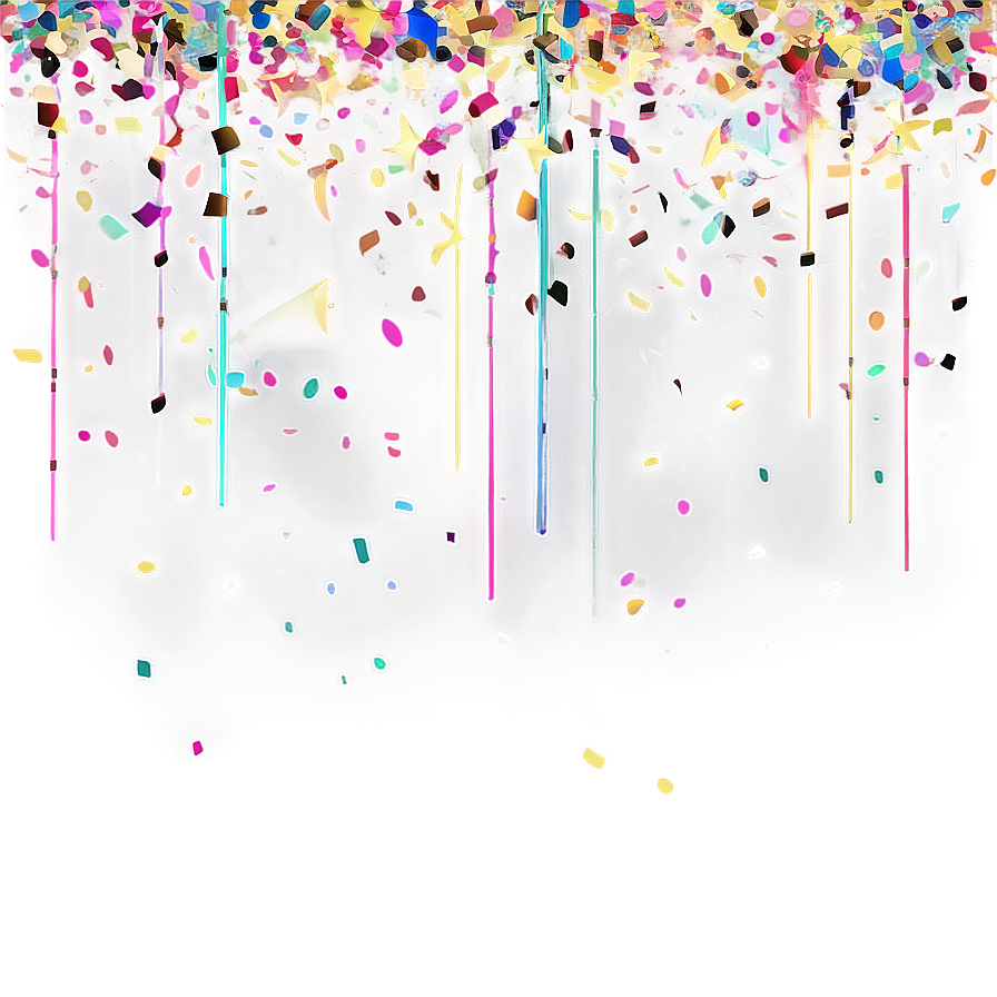 Glitter Confetti Party Png 05032024 PNG