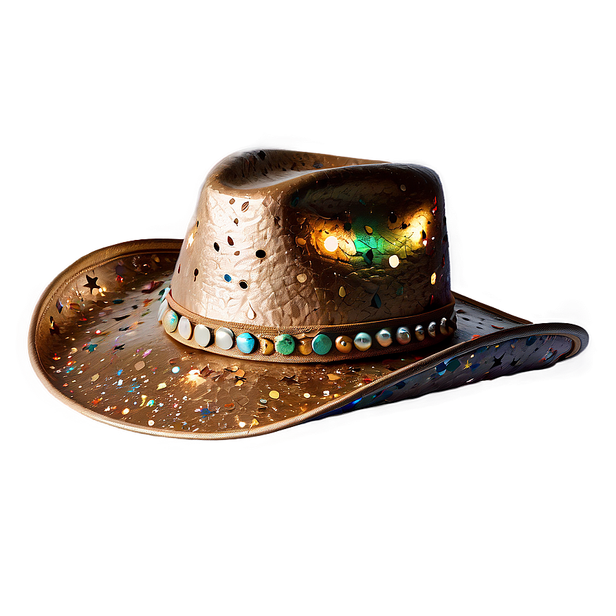 Glitter Cowboy Hat Transparent Png Rba83 PNG