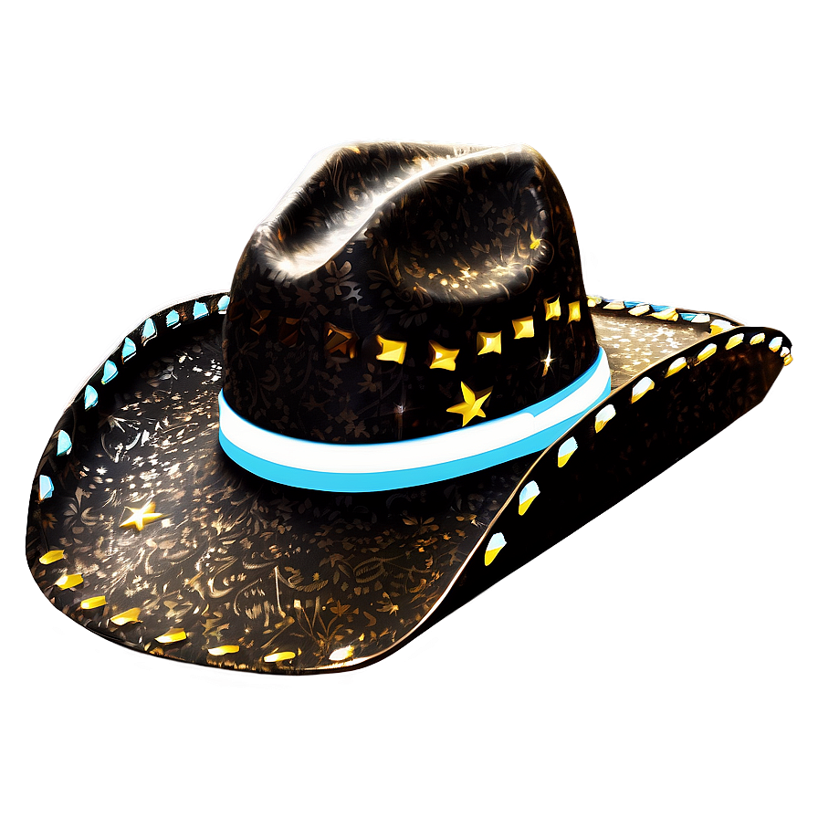 Glitter Cowgirl Hat Png Xnc PNG