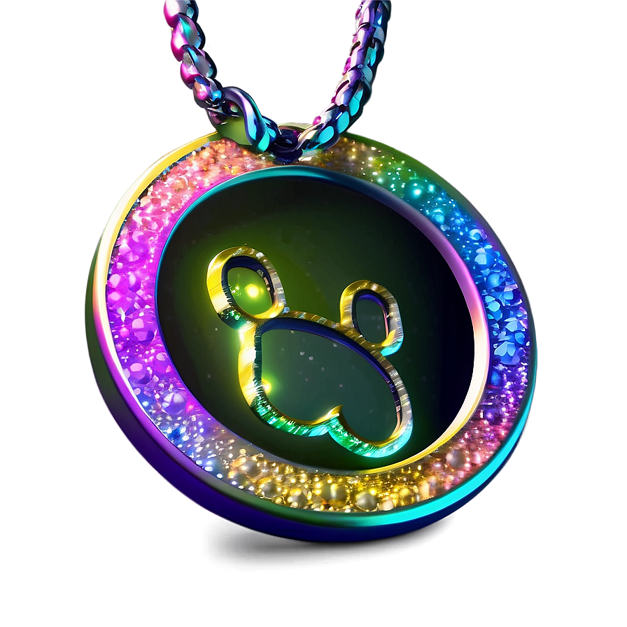 Glitter Dog Tag Png 06122024 PNG