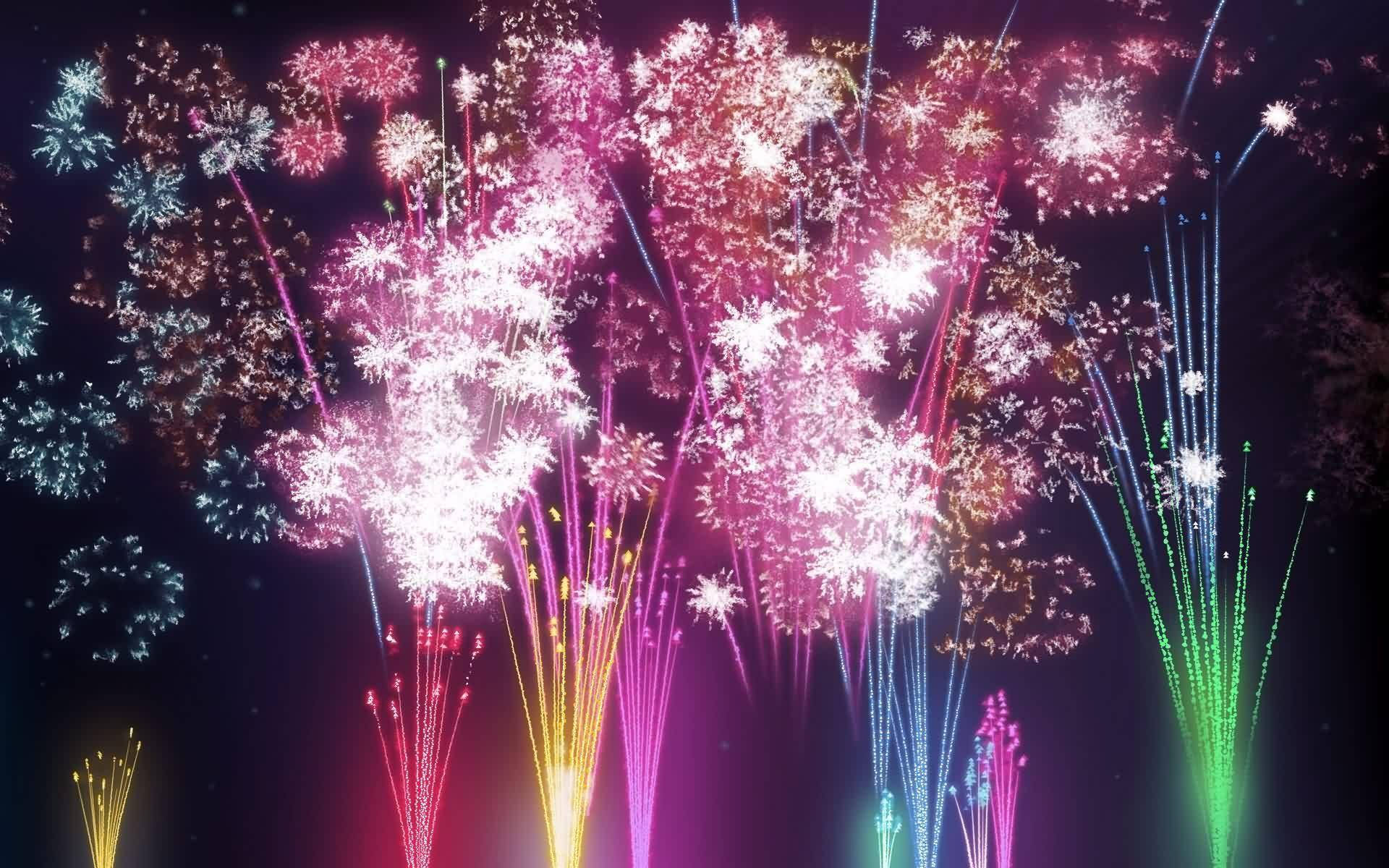 Efeitode Glitter Véspera De Ano Novo Papel de Parede