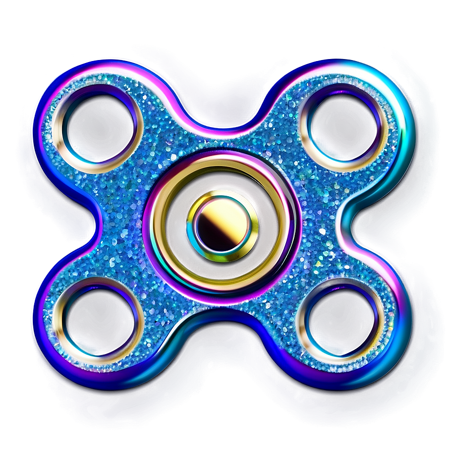 Glitter Fidget Spinner Png 14 PNG