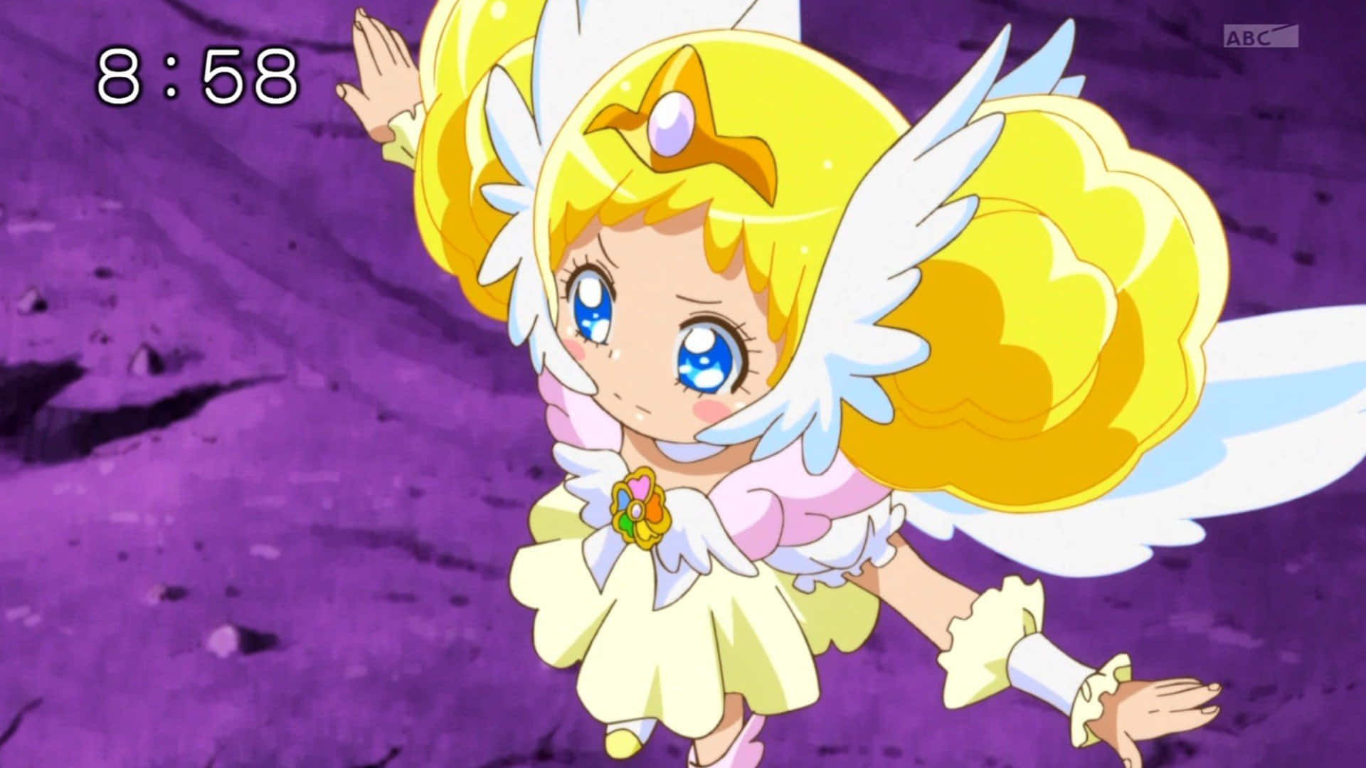 Glitter Force Candy With Frown Wallpaper