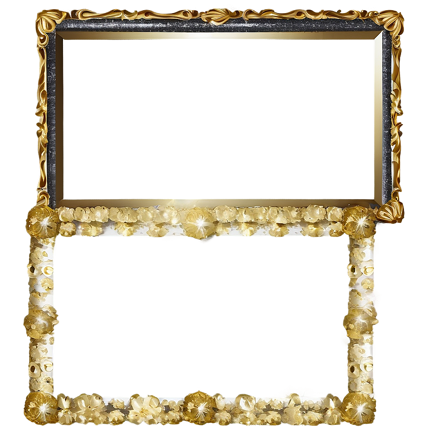 Glitter Frame Png Idp PNG