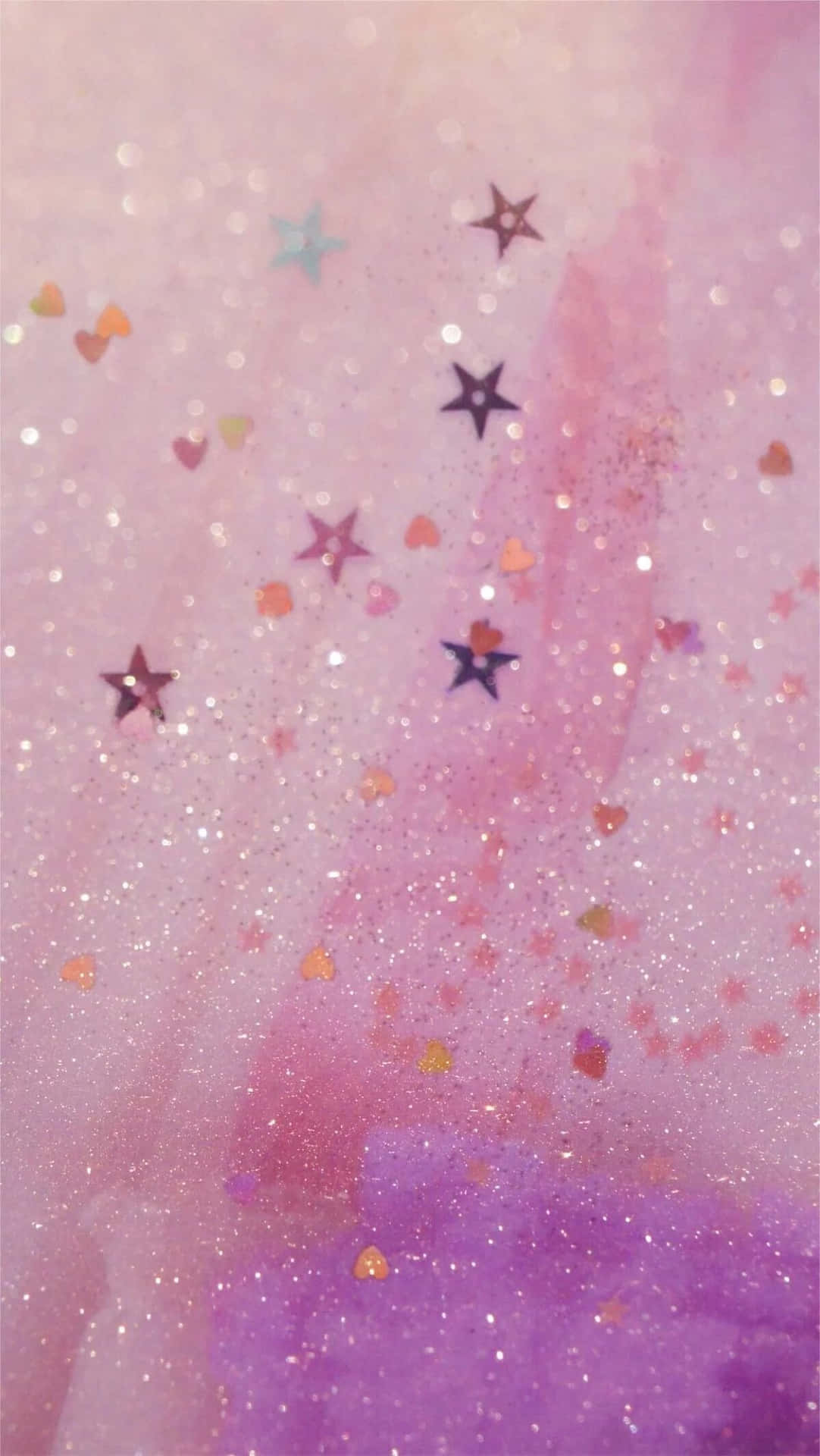Udforsk Glitter Galaxy og beundre dets skinnende vidundere. Wallpaper